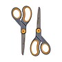 Westcott Titanium Bonded 8" Titanium Heavy Duty General Purpose Scissor, Sharp Tip, Gray/Yellow, 2/Pack (13901)~#|#~s1204433_sc7