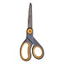 Westcott Titanium Bonded 8" Titanium Heavy Duty General Purpose Scissor, Sharp Tip, Gray/Yellow (13529)~#|#~s1204434_sc7