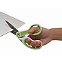 Westcott CarboTitanium 8" Multi-Purpose/Heavy Duty Scissor, Blunt Tip, Green/White (17444)~#|#~s1204436_sc7