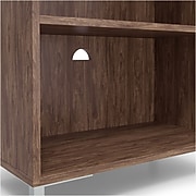 Union & Scale™ Essentials 3 Shelf 45"H Laminate Bookcase, Espresso (UN56977)