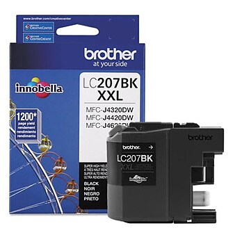 Brother LC207BKS Black Extra High Yield Ink Cartridge