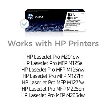 HP 83A Black Standard Yield Toner Cartridge (308826)
