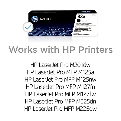 HP 83A Black Standard Yield Toner Cartridge, Prints Up to 1,500 Pages (CF283A) Sansujyuku sansujyuku.com