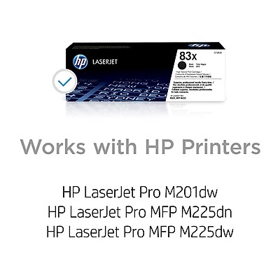 HP 83X Black High Yield Toner Cartridge, Prints Up to 2,200 Pages (CF283X) Sansujyuku sansujyuku.com