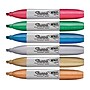 Sharpie Permanent Markers, Chisel Tip, Assorted Metallic, 6/Pack (2089634)~#|#~s1204955_sc7