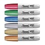 Sharpie Permanent Markers, Chisel Tip, Assorted Metallic, 6/Pack (2089634)~#|#~s1204957_sc7
