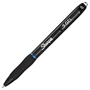 Sharpie S-Gel Retractable Gel Pen, Medium Point, Black Ink