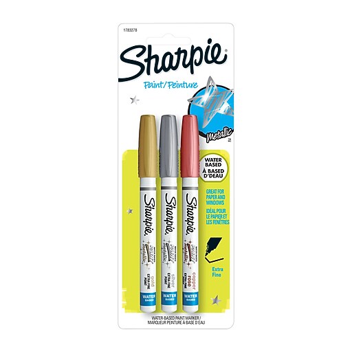 Sharpie Water-Based Paint Markers, Extra-Fine Point