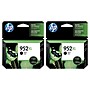 HP 952XL Black High Yield Ink Cartridges, 2/Pack (F6U19AN-VB), print up to 4000 pages~#|#~s1205217_sc7