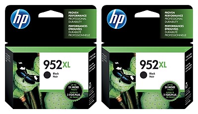HP 952XL Black High Yield Ink Cartridges, 2/Pack (F6U19AN-VB), print up to 4000 pages Sansujyuku sansujyuku.com