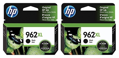HP 962XL Black High Yield Ink Cartridges, 2/Pack (3JA03AN-VB) Sansujyuku sansujyuku.com