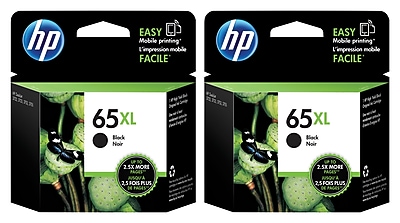 HP 65XL Black High Yield Ink Cartridges, 2/Pack (N9K04AN-VB) Sansujyuku sansujyuku.com