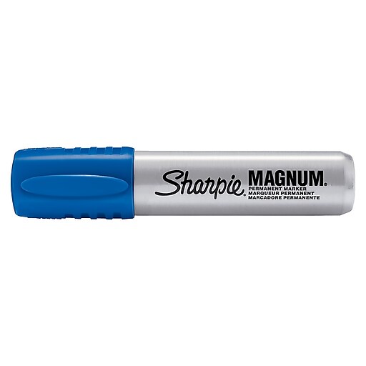 Sharpie Magnum Permanent Marker, XL Chisel Tip, Blue (44003