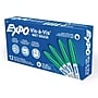 Expo Vis-à-Vis Wet Erase Markers, Fine Point, Green, 12/Pack (16004)~#|#~s1205531_sc7