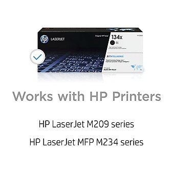 HP 134x Black High Yield Toner Cartridge (W1340X)