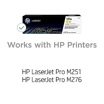 HP 131A Yellow Standard Yield Toner Cartridge (CF212A)