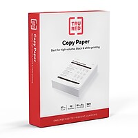 500-Sheets Tru Red 8.5" x 11" Copy Paper