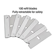 Staples Refill Blades, Gray, 100/Pack (17551/66-0089)