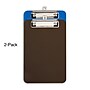 Staples® Plastic Clipboard, Memo Size, Translucent Blue/Translucent Black, 2/Pack (ST21423/21423)~#|#~s1206333_sc7