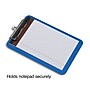Staples® Plastic Clipboard, Memo Size, Translucent Blue/Translucent Black, 2/Pack (ST21423/21423)~#|#~s1206334_sc7