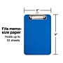 Staples® Plastic Clipboard, Memo Size, Translucent Blue/Translucent Black, 2/Pack (ST21423/21423)~#|#~s1206337_sc7
