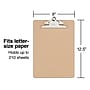Staples® Hardboard Clipboard, Letter Size, Natural Brown, 3/Pack (ST44291-CC)~#|#~s1206396_sc7