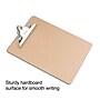 Staples® Hardboard Clipboard, Letter Size, Natural Brown, 3/Pack (ST44291-CC)~#|#~s1206397_sc7