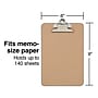 Staples® Hardboard Clipboard, Memo Size, Brown (ST44293-CC)~#|#~s1206405_sc7