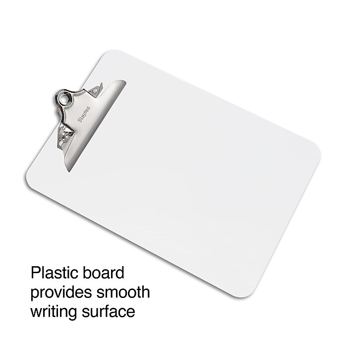 Staples® Plastic Clipboard, Letter Size, Clear (ST10526/10526