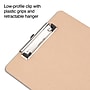 Staples® Hardboard Clipboard, Letter Size, Natural Brown (ST44292-CC)~#|#~s1206475_sc7