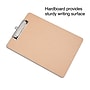 Staples® Hardboard Clipboard, Letter Size, Natural Brown (ST44292-CC)~#|#~s1206477_sc7