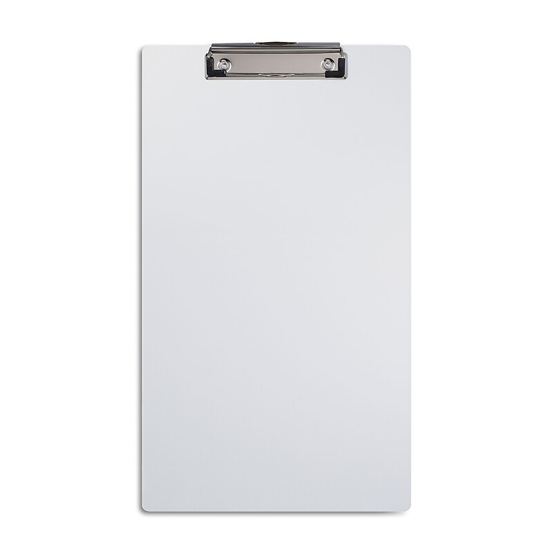 Staples Aluminum Clipboard, Legal Size, Silver (28524) image 1