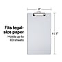 Staples Aluminum Clipboard, Legal Size, Silver (28524)~#|#~s1206485_sc7