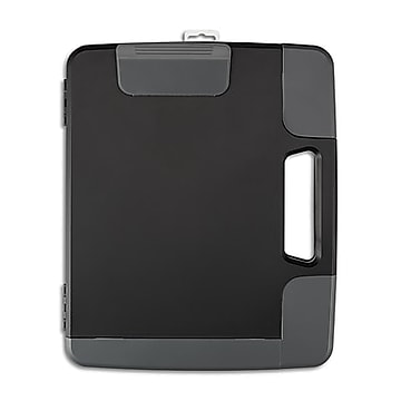 Saunders DeskMate II Plastic Storage Clipboard, Black (00534