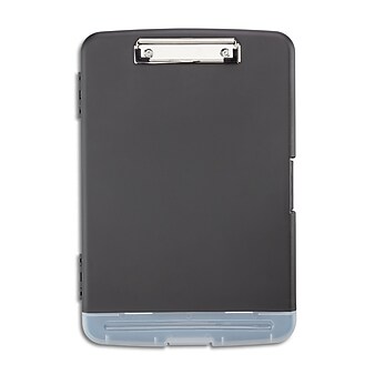 Staples Plastic Storage Clipboard, Letter Size, Black (28543)