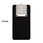 Staples® Plastic Clipboard, Letter Size, Black, 6/Pack (ST23143/23143)~#|#~s1206501_sc7