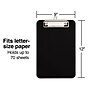 Staples® Plastic Clipboard, Letter Size, Black, 6/Pack (ST23143/23143)~#|#~s1206502_sc7