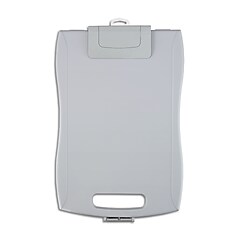 Staples® Plastic Storage Clipboard, Letter Size, Gray (ST44848