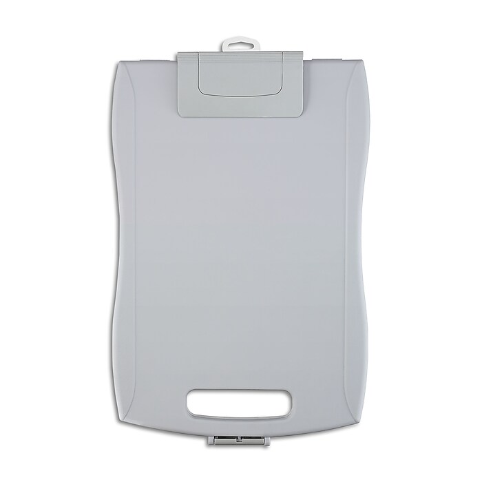 Staples® Plastic Storage Clipboard, Letter Size, Gray (ST44848