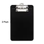 Staples® Plastic Clipboard, Letter Size, Black, 2/Pack (ST10530-CC)~#|#~s1206510_sc7