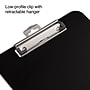 Staples® Plastic Clipboard, Letter Size, Black, 2/Pack (ST10530-CC)~#|#~s1206514_sc7