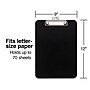 Staples® Plastic Clipboard, Letter Size, Black, 2/Pack (ST10530-CC)~#|#~s1206516_sc7