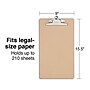 Staples Hardboard Clipboard, Legal Size, Brown (28385)~#|#~s1206534_sc7