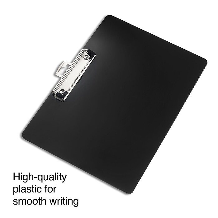 Plastic Landscape Clipboard, Letter Size, Black (28526) | Staples