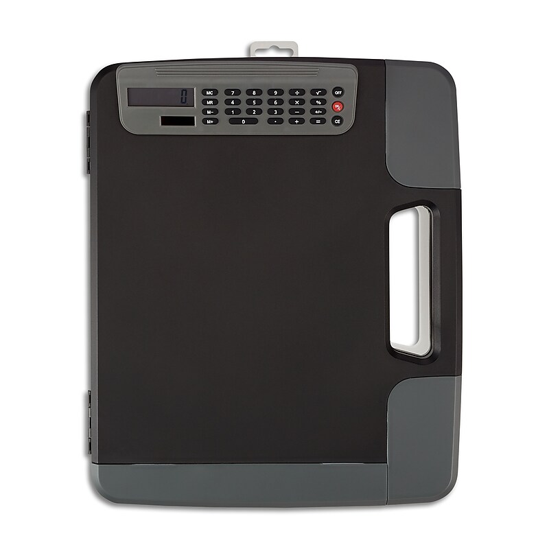 Staples® Portable Plastic Storage Clipboard, Letter Size, Black (ST28545-CC) image 1