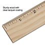 Staples 12" Wooden Standard Imperial Scale Ruler, Wooden (51881-CC)~#|#~s1206567_sc7