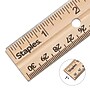 Staples 12" Wooden Imperial/Metric Ruler (51891)~#|#~s1206574_sc7