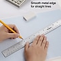Staples 18" Stainless Steel Ruler with Non Slip Cork Base (51899)~#|#~s1206578_sc7