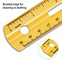 Staples 12" Plastic Ruler, Assorted Colors (51884)~#|#~s1206590_sc7