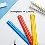 Staples 12" Plastic Ruler, Assorted Colors (51884)~#|#~s1206593_sc7
